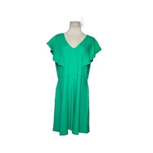 New York & Company green short sleeves summer dress size XXL